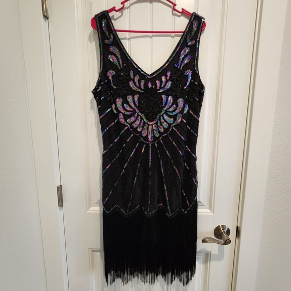 Babe Yond 1920 Flapper Dress size extra large. Wore once - Picture 2 of 9